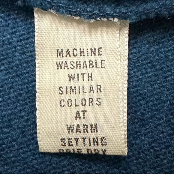 Van Heusen Wool Blend Blue Mock Neck Sweater - Picture 10 of 12